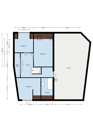Floorplan - Korenbeursplein 16, 4611 PS Bergen op Zoom